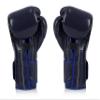 Fairtex Muay Thai Boxing Gloves BGV9 - Heavy Hitter Mexican Style Training & Sparring Gloves for Kick Boxing MMA K1 (Blue/Blue Piping, 16 oz) view 2