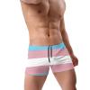 PARKNOTES Transgender Pride Flag Mens Trunks Swimwear Brief Swimsuit Shorts Boxer Pants view 3
