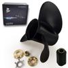 Boatman 14x11 Aluminum Outboard Boat Propeller fit Mercury Engines 40-140 Hp,15 Spline Tooth,RH,OEM NO.48-77338A45 view 1