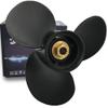 Boatman 10 3/8x12 Aluminum Outboard Boat Propeller fit Mercury Engines 9.9-25 Hp,10 Spline Tooth,RH,OEM NO.48-19639A40 view 1
