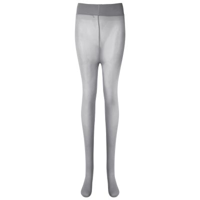 FEESHOW Women Sexy Pantyhose Seamless Tights Nylon Stretchy Footed Medias Toe Ultra-thin Stockings Grey One Size
