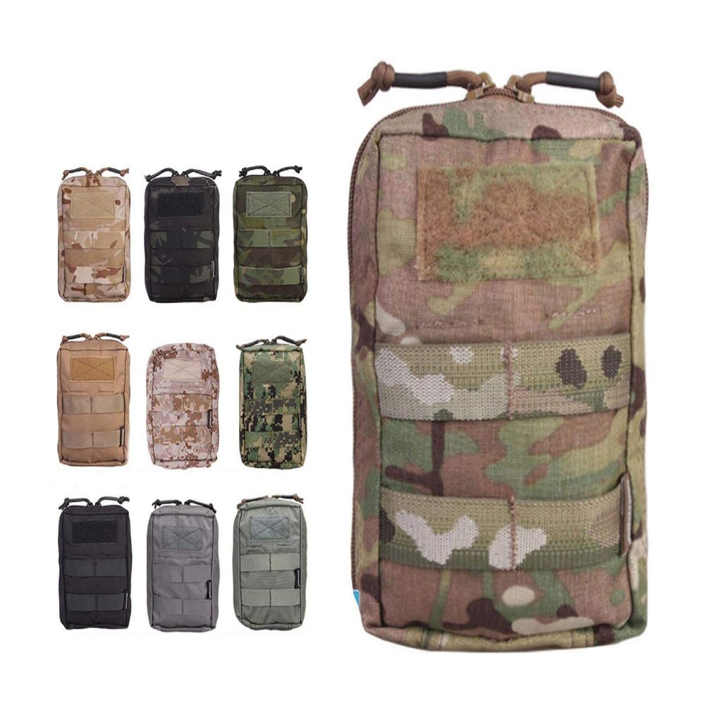 Emerson 18 * 12.5 * 7 CM Utility Pouch Molle Military Pouch (Multicam Tropic)