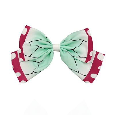Bow Tie Bow Knot Hair Pin Ties Accessories props decorations head wear for Shinobu Nezuko Tanjirou Cosplay use (Tsuyuri Kanao)