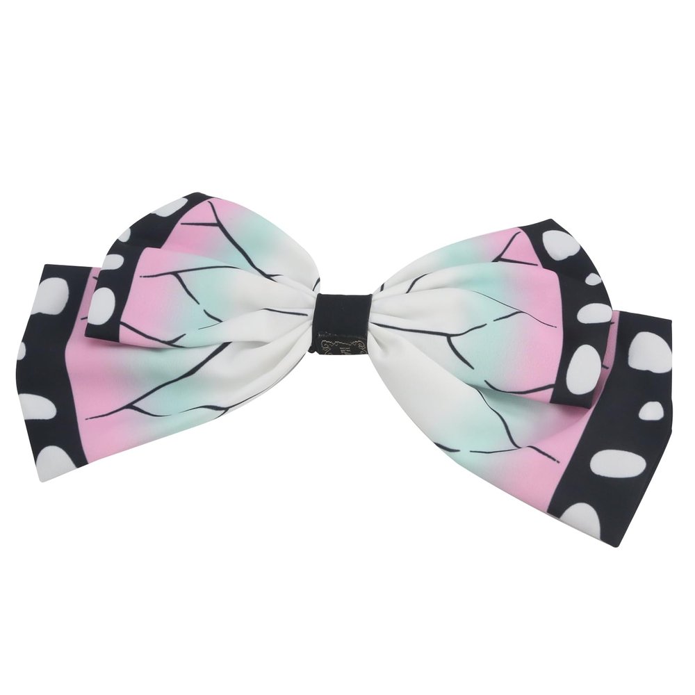 Bow Tie Bow Knot Hair Pin Ties Accessories props decorations head wear for Shinobu Nezuko Tanjirou Cosplay use (Kochou Shinobu)