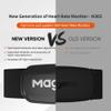 Magene H303 Heart Rate Monitor, Heart Rate Sensor Chest Strap, Protocol ANT+/Bluetooth, Compatible with iOS/Android APPs view 2