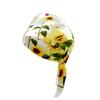 Sunflower with Butterfly Womens Working Cap with Cotton Sweatband Bouffant Caps Adjustable Elastic Head Cover Hair Tie Back Work Hats Working Scrub Cap for Men One Size view 1