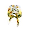 Sunflower with Butterfly Womens Working Cap with Cotton Sweatband Bouffant Caps Adjustable Elastic Head Cover Hair Tie Back Work Hats Working Scrub Cap for Men One Size view 2