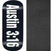 Enjoi Skateboards Three Sixteen Black Skateboard Deck Resin-7-8" x 31.6" with Black Magic Black Griptape - Bundle of 2 Items view 1