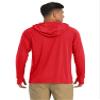 Tomato Red Mens Sun Shirts with UV Protection and Long Sleeves for Running and Workout view 2