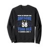 58th Birthday Awesome Gifts for him Men 58 Year Old Dad 1963 Sweatshirt view 1