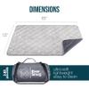 EverSnug Extra Thick Sherpa Fleece Blanket, Large - Waterproof, Windproof, Washable - for Camping, Picnics, Outdoors view 2