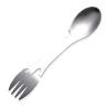 5 in 1 Sporks Stainless Steel Camping, Spoon Fork Knife Combo with Bottle Can Opener, Multifunctional Travel Utensil for Outdoor Backpacking, Hiking, Hunting, Fishing (Silver) view 1