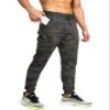 G Gradual Men's Sweatpants with Zipper Pockets Athletic Pants Traning Track Pants Joggers for Men Soccer, Running, Workout(Green Camo,L) view 1