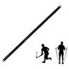ENLAYER 41Inch Resistance Band Bar for Full Body Workout, Portable Detachable Pilates, with 2 Carabineer Clips, Black view 4