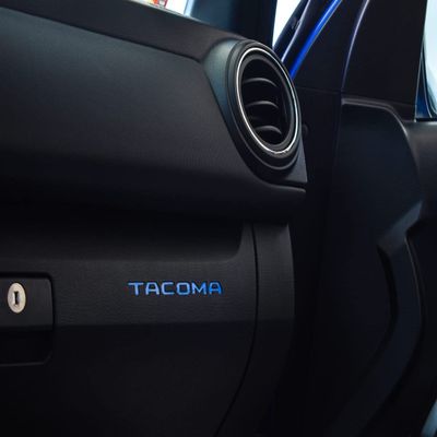 2X Taco Glovebox Letter Vinyl Inserts (Blue)