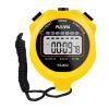 PULIVIA Sports Stopwatch Timer, Single Lap Split Digital Stop Watch for Sports Kids Coaches Swimming Running, Yellow view 1