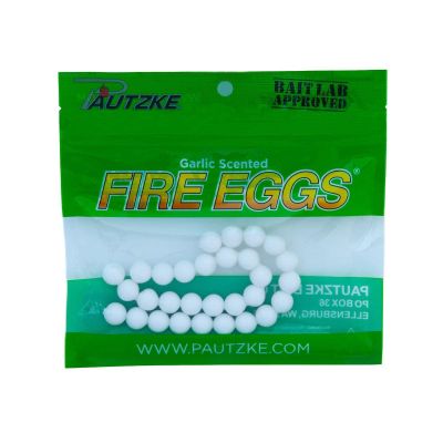 Pautzke Bait FEGG/WHT: Fire Egg, White, 30 Ct