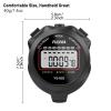 PULIVIA Sports Stopwatch Timer, Single Lap Split Digital Stop Watch for Sports Kids Coaches Swimming Running, Black view 4