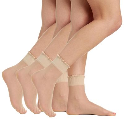 Berkshire Sheer Anklet Socks - 3 Pack - 6953