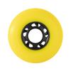 SGARQI 4-Pack Inline Skate Wheels Outdoor 90A Freestyle Durable Tire72mm 76mm 80mm for Choose Hockey Roller Blades Replacement Wheel with Bearings and Aluminum Spacers (72MM,Yellow) view 4