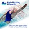 Pull Buoy Swim Training Leg Float for Adults & Youth | Swimming Pool Strokes & Upper-Body Strength EVA & BPA Free (Blue) view 4