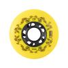 SGARQI 4-Pack Inline Skate Wheels Outdoor 90A Freestyle Durable Tire72mm 76mm 80mm for Choose Hockey Roller Blades Replacement Wheel with Bearings and Aluminum Spacers (80MM, Yellow) view 2