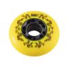 SGARQI 4-Pack Inline Skate Wheels Outdoor 90A Freestyle Durable Tire72mm 76mm 80mm for Choose Hockey Roller Blades Replacement Wheel with Bearings and Aluminum Spacers (80MM, Yellow) view 3