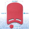 Junior Kickboard Buoy for Youth Children & Toddlers Swimming Aid & Exercise Training Board for Kids to Learn to Swim with Kick Boards in Pool BPA Free (Red) view 4