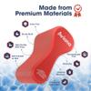 Pull Buoy Swim Training Leg Float for Adults & Youth | Swimming Pool Strokes & Upper-Body Strength EVA & BPA Free (Red) view 2
