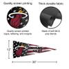 Miami Heat Nation American Stripes Pennant Flag view 2