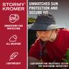 Stormy Kromer The Forager Hat, 100% Cotton Ripstop, Washable, 4-Inch Brim, Adjustable Paracord Neck Strap for Outdoor Adventures, Stone, Medium view 2