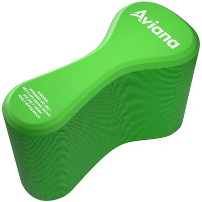Pull Buoy Swim Training Leg Float for Adults & Youth | Swimming Pool Strokes & Upper-Body Strength EVA & BPA Free (Green)