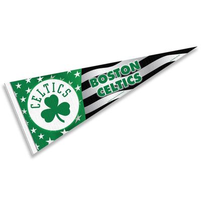 Boston Celtics Nation American Stripes Pennant Flag