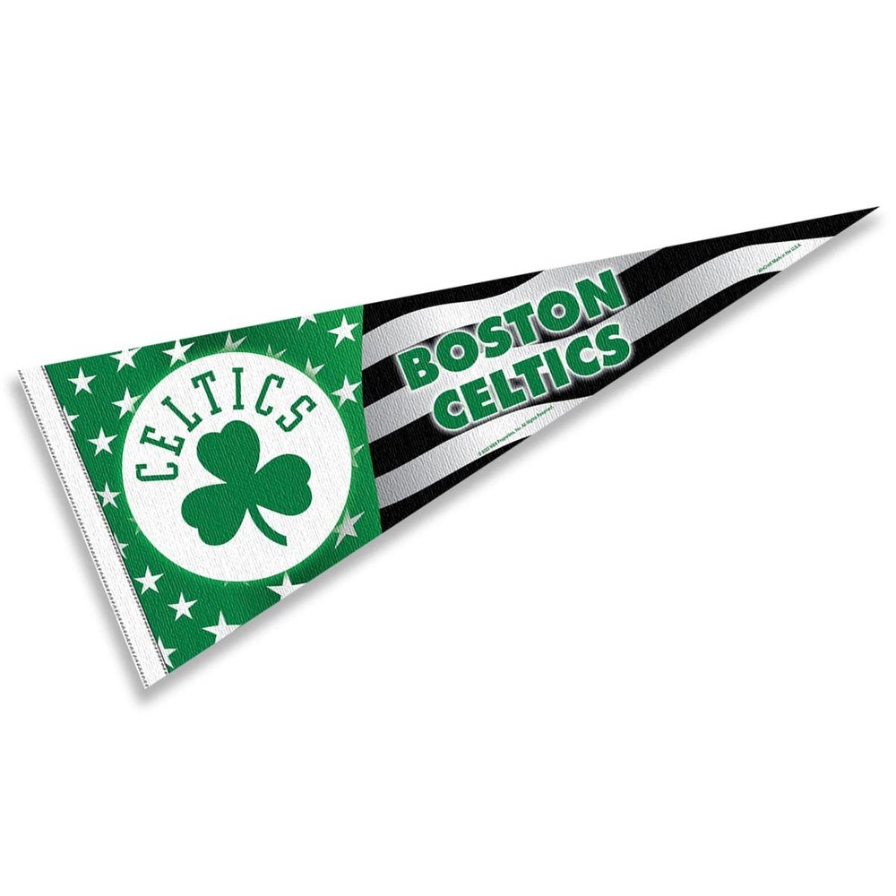 Boston Celtics Nation American Stripes Pennant Flag