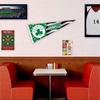 Boston Celtics Nation American Stripes Pennant Flag view 3