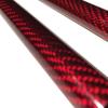 KARBXON - RED - Carbon Fiber Tube - 25mm X 1000mm  (.98 in x 39.4 in)  Hollow Rod Glossy Pure Carbon Fibre Tubes  Lightweight High Strength Shaft - for RC Planes-Drones, Boat DIY Craft Project view 4