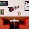 Chicago Bulls Nation American Stripes Pennant Flag view 3