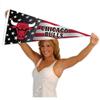 Chicago Bulls Nation American Stripes Pennant Flag view 4