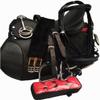 Lussoro Leather English Saddle Riding Horse Saddle Starter Kit for Horse Riding Gift Set Black Saddle 8 pcs Pack (Size19) view 1