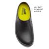 Avia Flame Slip Resistant Clogs for Women, Slip On Work Shoes for Food Service, Garden, or Nursing - Black, 9 Medium view 4