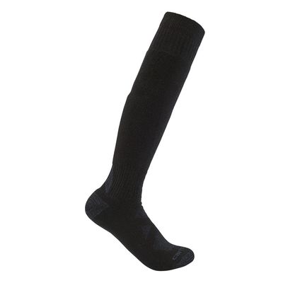 Carhartt Men's Heavyweight Merino Wool Blend Over-the-Calf Sock, Black, Medium