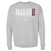 500 LEVEL Cale Makar Sweatshirt (Crew Sweatshirt, XX-Large, Heather Gray) - Cale Makar Colorado Elite WHT view 1