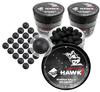 Hawki .50 Cal Training Rubber Balls for Paintball Guns 300 Pack (Black) view 1