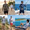 INGEAR Mens UPF 50+ Long Sleeve Sun Shirt  Quick-Dry UV Protection Rash Guard for Fishing, Hiking, Swimming & Outdoor Sports (Shark Camo Red, Medium) view 4
