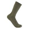 Carhartt Men's Midweight Merino Wool Blend Uniform Crew Sock, Army Green, Large view 1