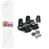 140cm Stella Stage 2022 Blem Snowboard +Black Bindings Womens Girls Package (140cm Stella Stage Blem(rmt12), Bindings Black s/m Fit 5-9.5) view 1