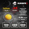 Hawki .43 Cal Training Rubber Balls for Paintball Guns 500 Pack (Yellow) view 3
