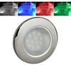 Wave One Marine FLUSH Mount 2.75" RGBW Internal Driver LED Courtesy Boat Light | RV Accent | Interior Exterior Deck Transom Cockpit T Top | Waterproof IP67 (Stainless Bezel) view 1