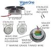 Wave One Marine FLUSH Mount 2.75" RGBW Internal Driver LED Courtesy Boat Light | RV Accent | Interior Exterior Deck Transom Cockpit T Top | Waterproof IP67 (Stainless Bezel) view 4