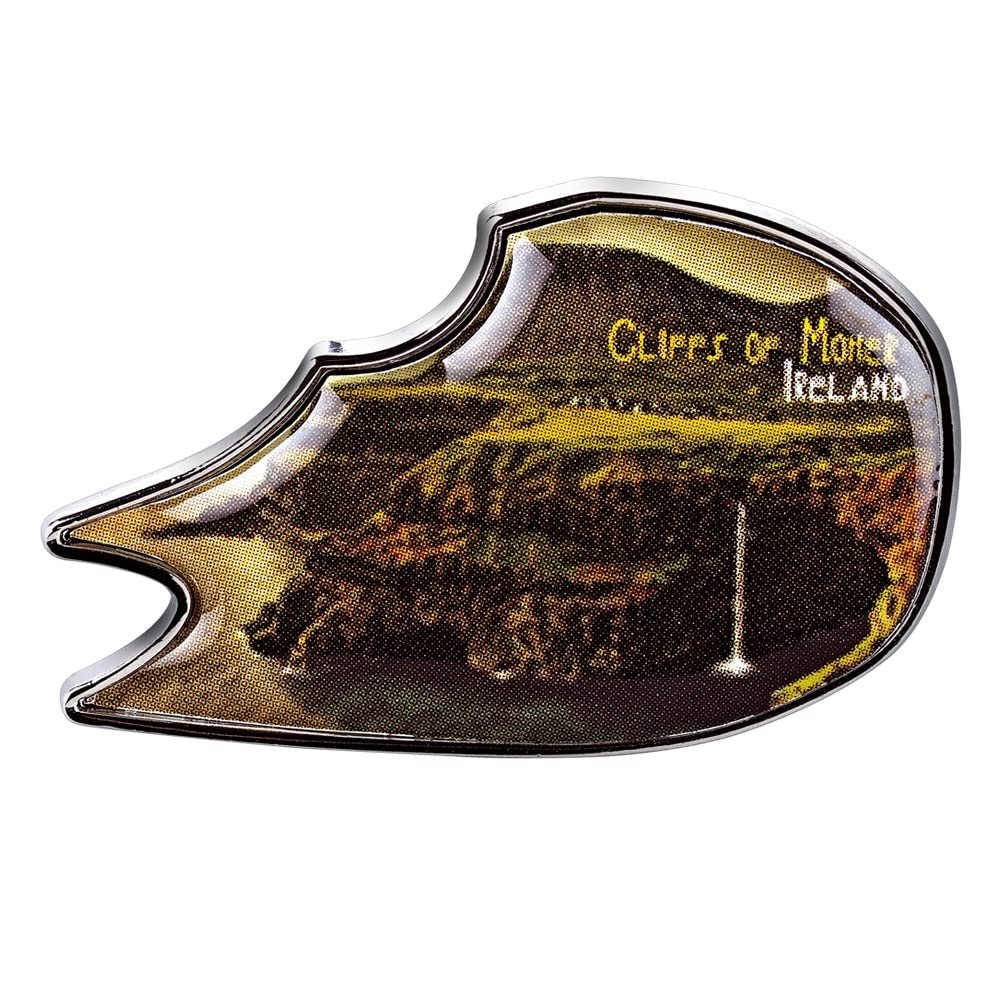Collectible Novelty Pin for Backpack, Scarf - Made From Jeweler Class Metal - Spartan and the Green Egg Explorer Pin Series: Cliffs of Moher, Ireland (316)